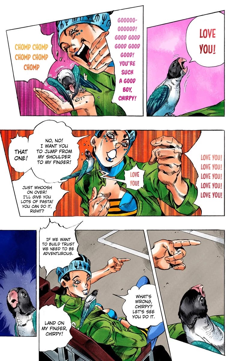 JoJo's Bizarre Adventure Part 6 - Stone Ocean (Official Colored) chapter 5 page 12