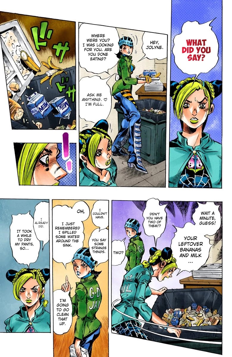 JoJo's Bizarre Adventure Part 6 - Stone Ocean (Official Colored) chapter 5 page 8