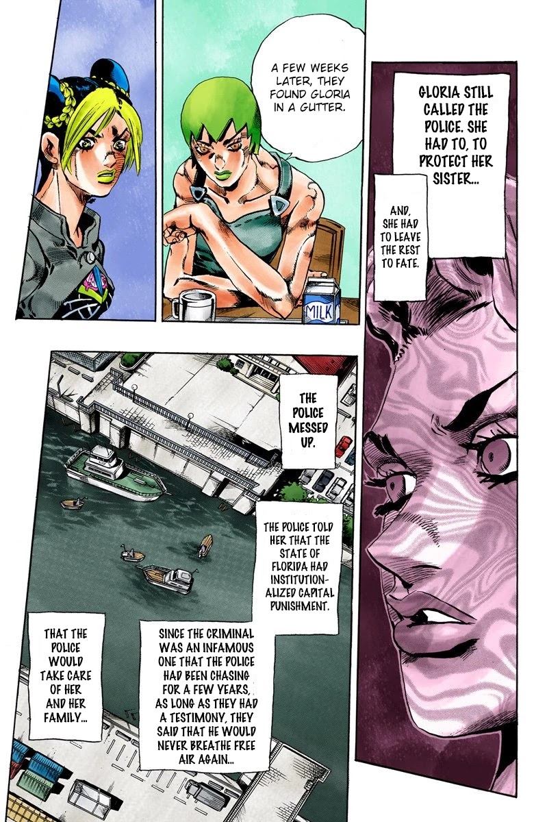 JoJo's Bizarre Adventure Part 6 - Stone Ocean (Official Colored) chapter 51 page 13