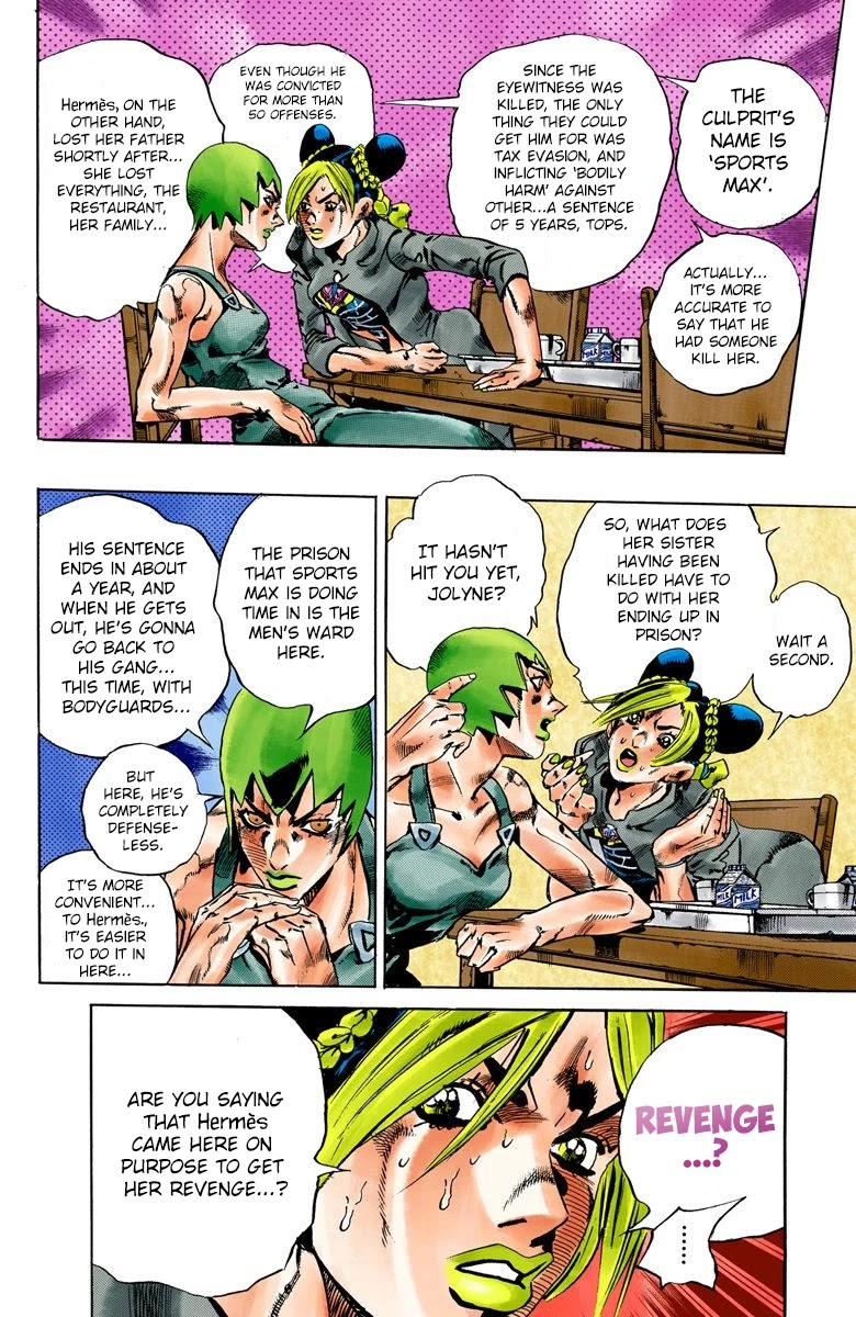 JoJo's Bizarre Adventure Part 6 - Stone Ocean (Official Colored) chapter 51 page 14