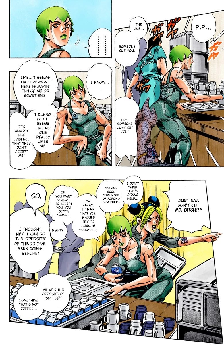 JoJo's Bizarre Adventure Part 6 - Stone Ocean (Official Colored) chapter 51 page 2