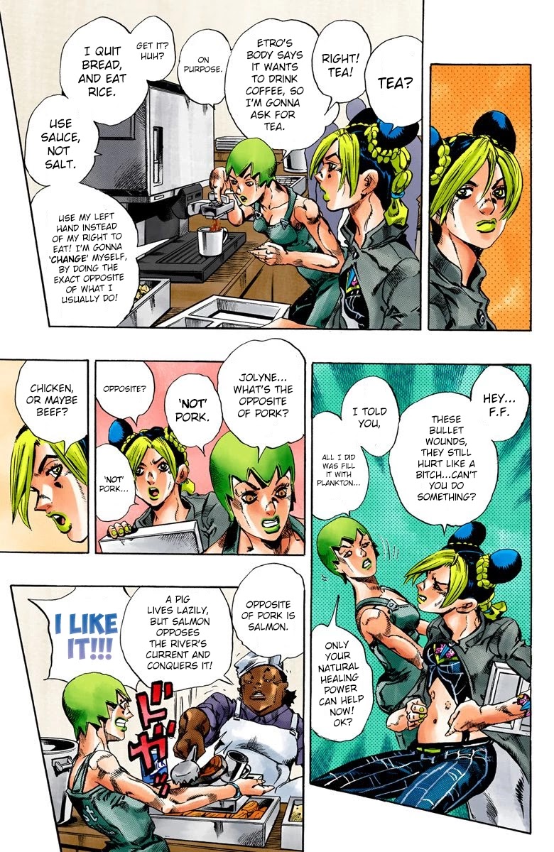 JoJo's Bizarre Adventure Part 6 - Stone Ocean (Official Colored) chapter 51 page 3