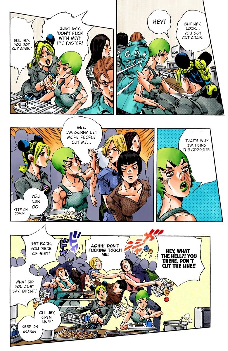 JoJo's Bizarre Adventure Part 6 - Stone Ocean (Official Colored) chapter 51 page 4