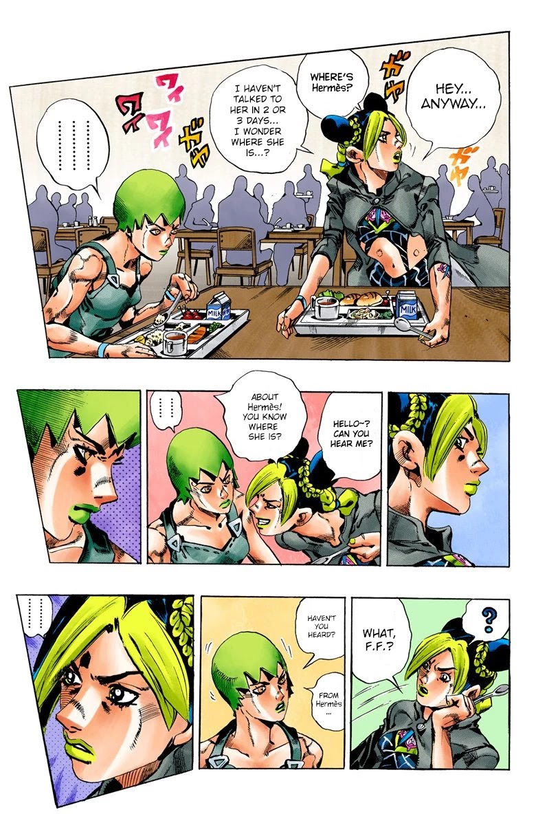 JoJo's Bizarre Adventure Part 6 - Stone Ocean (Official Colored) chapter 51 page 5