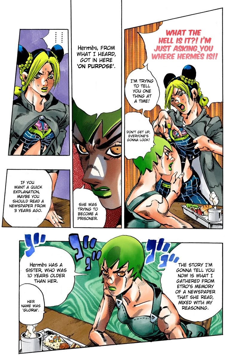 JoJo's Bizarre Adventure Part 6 - Stone Ocean (Official Colored) chapter 51 page 7