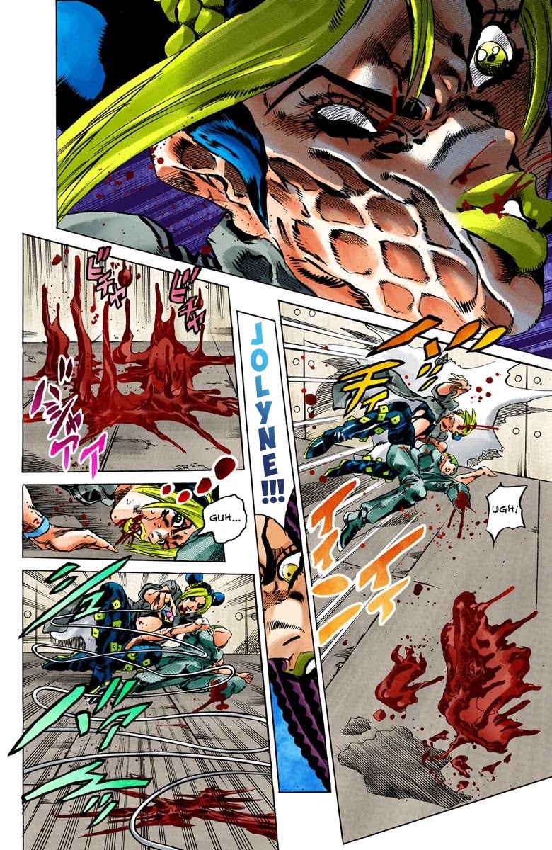 JoJo's Bizarre Adventure Part 6 - Stone Ocean (Official Colored) chapter 54 page 10