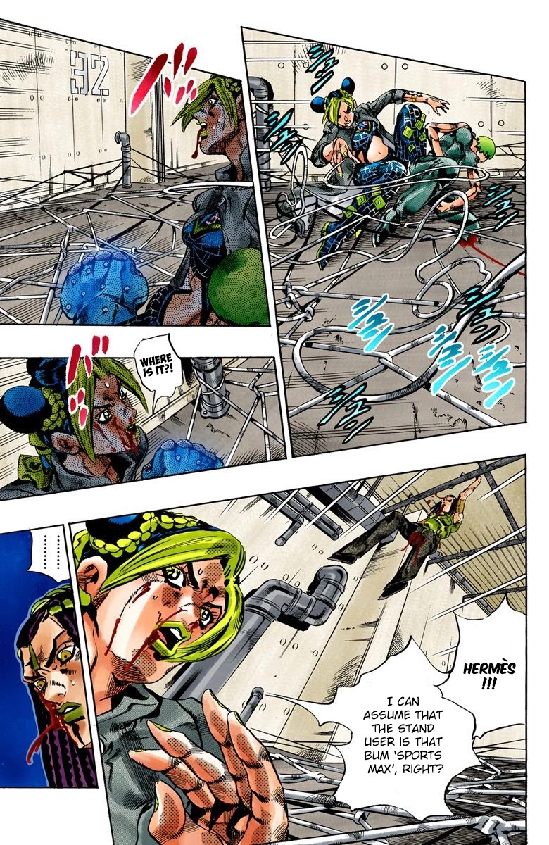 JoJo's Bizarre Adventure Part 6 - Stone Ocean (Official Colored) chapter 54 page 11