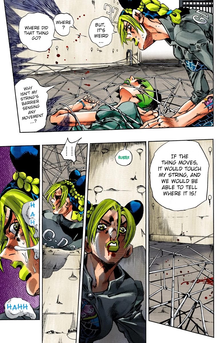 JoJo's Bizarre Adventure Part 6 - Stone Ocean (Official Colored) chapter 54 page 13