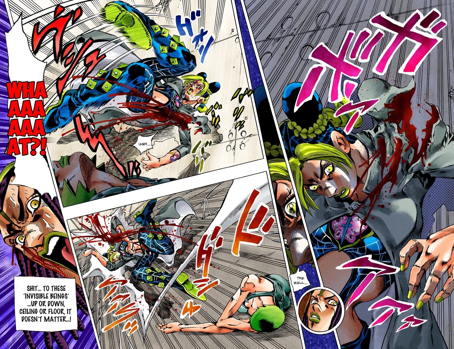 JoJo's Bizarre Adventure Part 6 - Stone Ocean (Official Colored) chapter 54 page 14