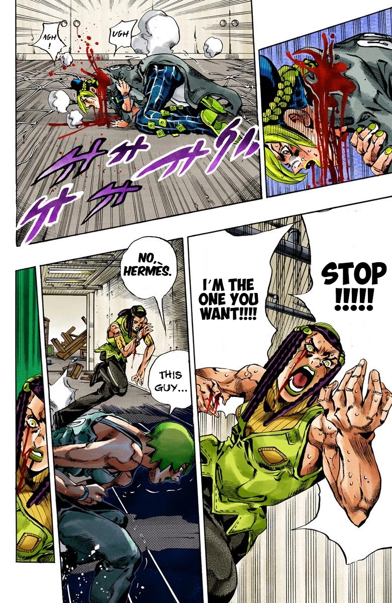 JoJo's Bizarre Adventure Part 6 - Stone Ocean (Official Colored) chapter 54 page 15