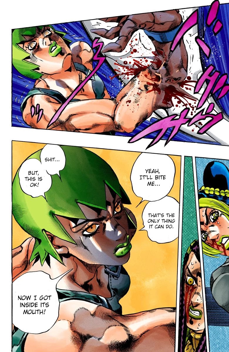 JoJo's Bizarre Adventure Part 6 - Stone Ocean (Official Colored) chapter 54 page 17