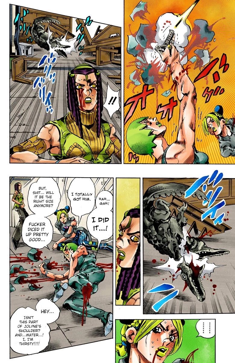 JoJo's Bizarre Adventure Part 6 - Stone Ocean (Official Colored) chapter 54 page 19