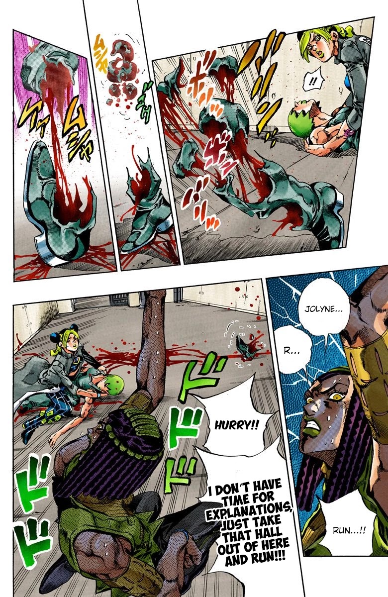 JoJo's Bizarre Adventure Part 6 - Stone Ocean (Official Colored) chapter 54 page 6