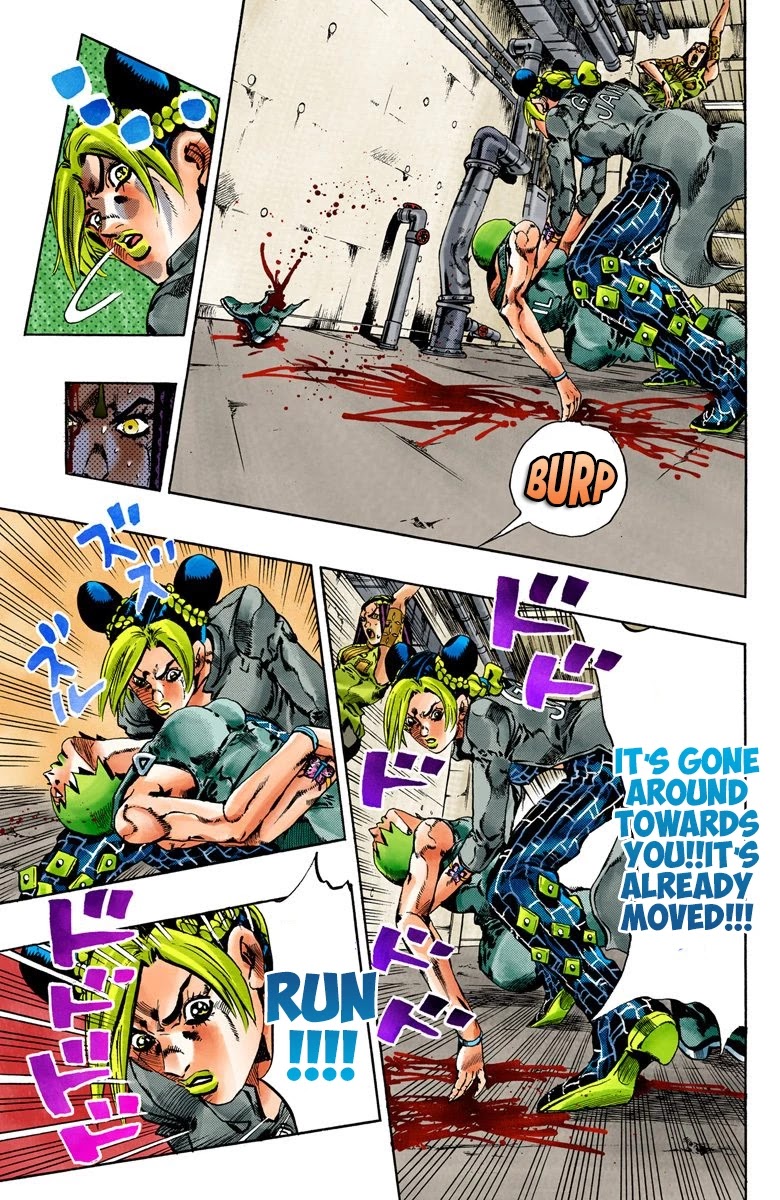 JoJo's Bizarre Adventure Part 6 - Stone Ocean (Official Colored) chapter 54 page 7