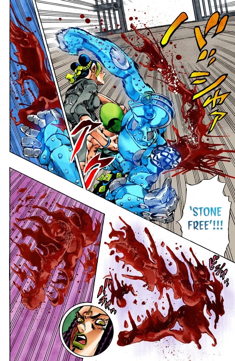 JoJo's Bizarre Adventure Part 6 - Stone Ocean (Official Colored) chapter 54 page 8