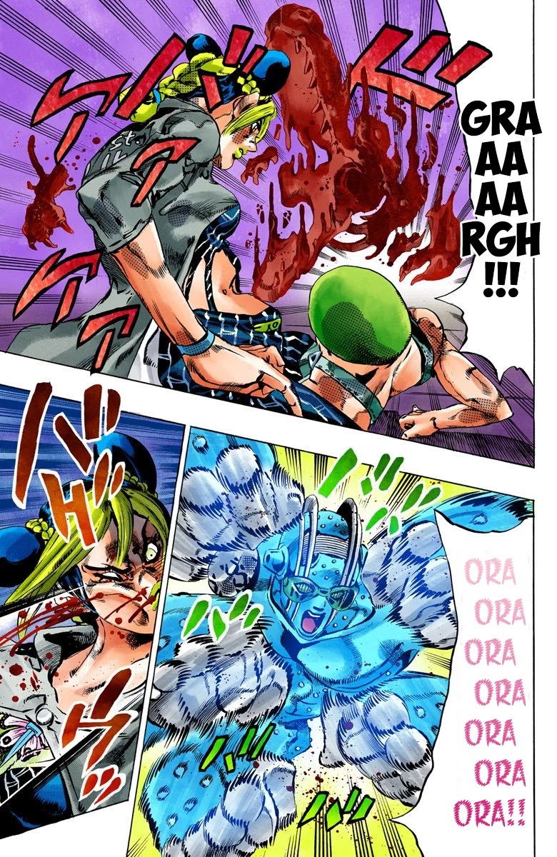 JoJo's Bizarre Adventure Part 6 - Stone Ocean (Official Colored) chapter 54 page 9