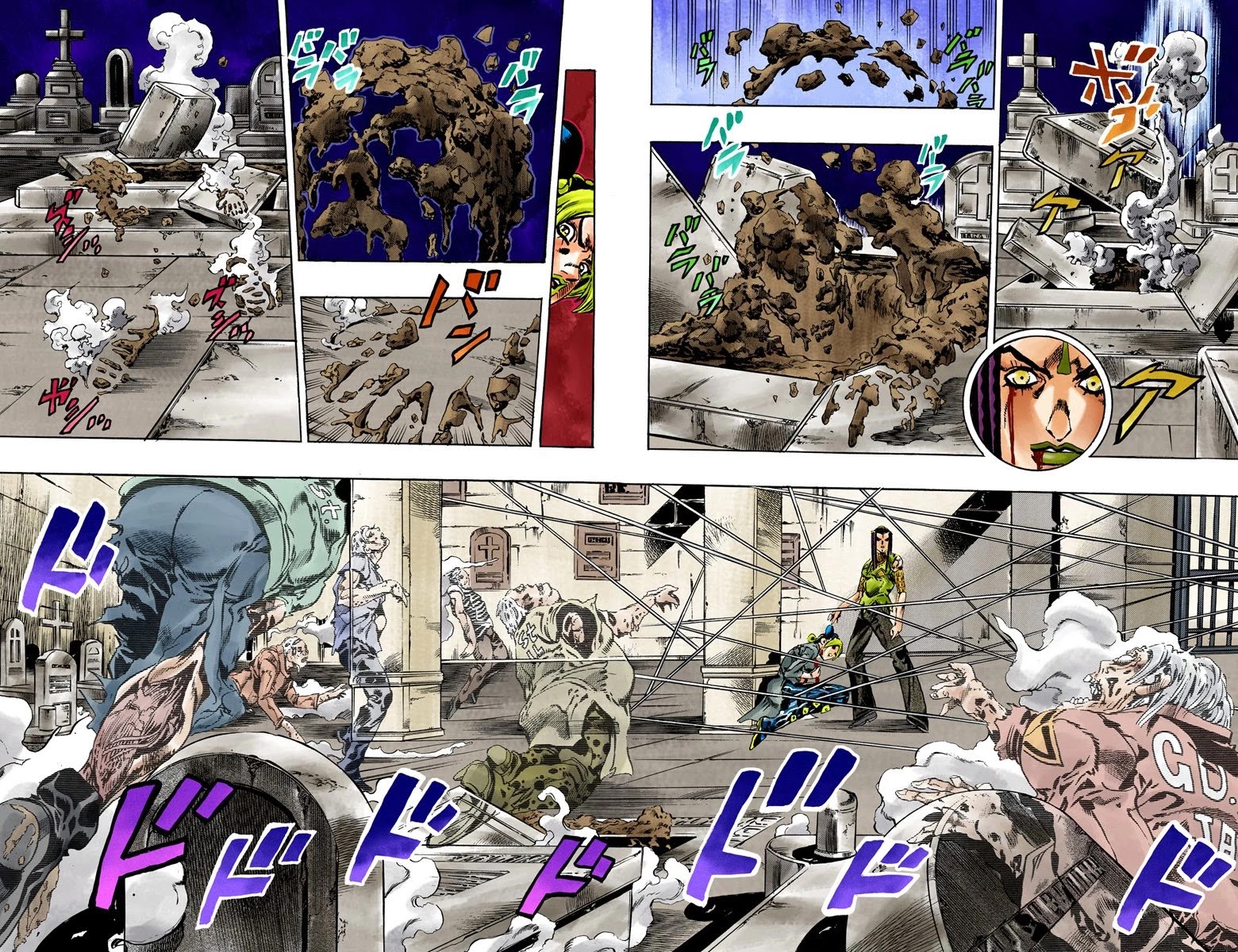 JoJo's Bizarre Adventure Part 6 - Stone Ocean (Official Colored) chapter 56 page 11