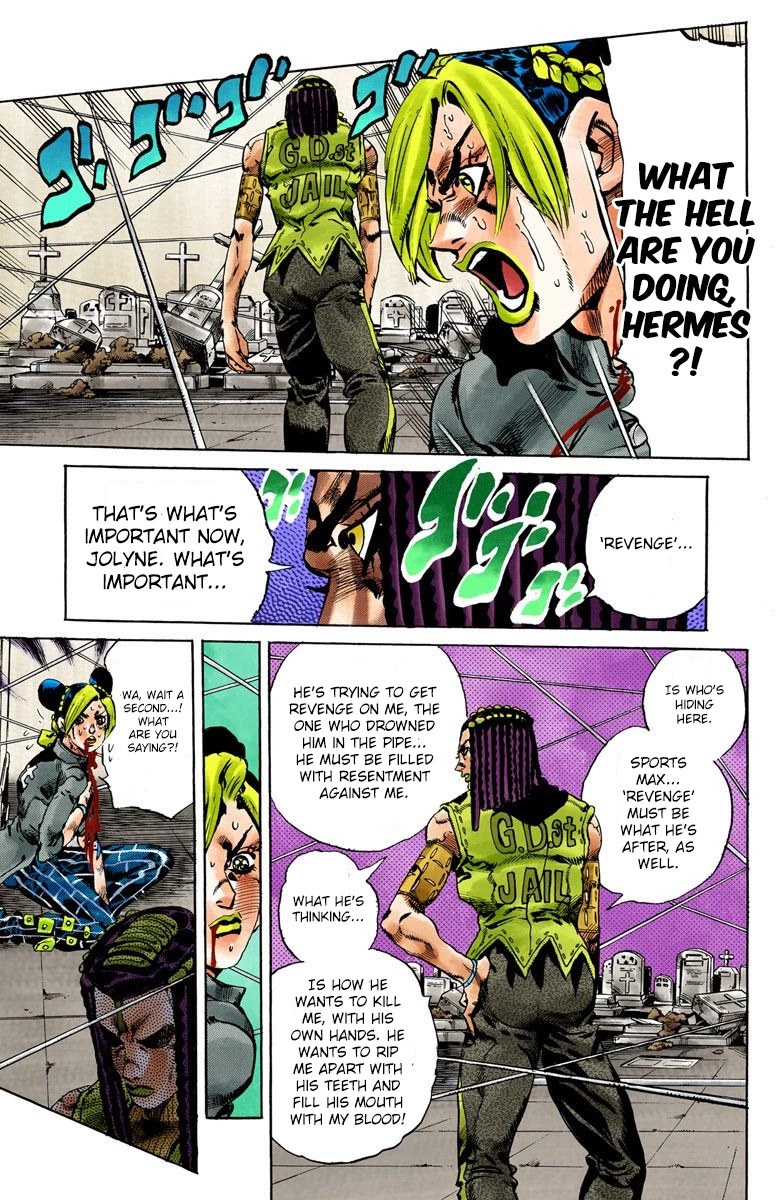 JoJo's Bizarre Adventure Part 6 - Stone Ocean (Official Colored) chapter 56 page 13