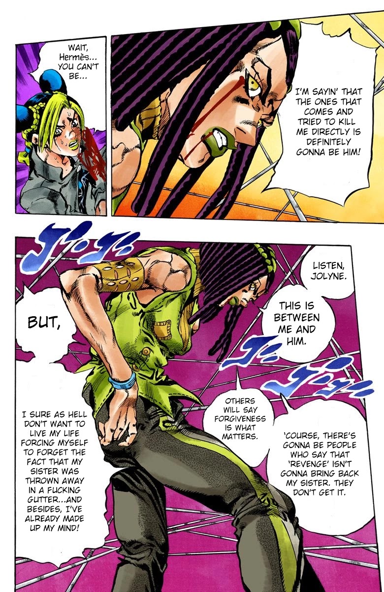 JoJo's Bizarre Adventure Part 6 - Stone Ocean (Official Colored) chapter 56 page 14