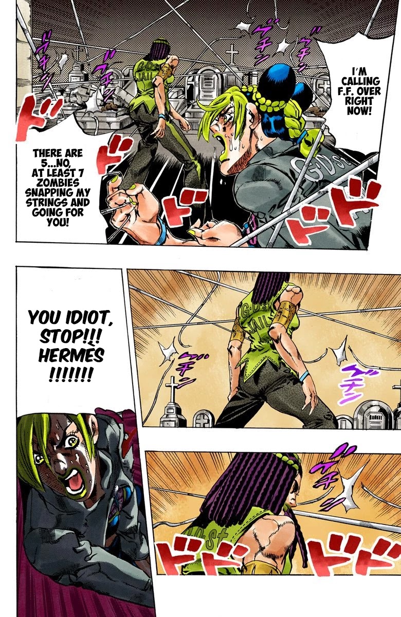 JoJo's Bizarre Adventure Part 6 - Stone Ocean (Official Colored) chapter 56 page 16