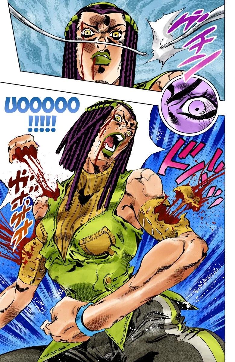 JoJo's Bizarre Adventure Part 6 - Stone Ocean (Official Colored) chapter 56 page 17