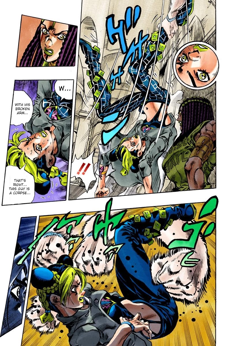 JoJo's Bizarre Adventure Part 6 - Stone Ocean (Official Colored) chapter 56 page 4