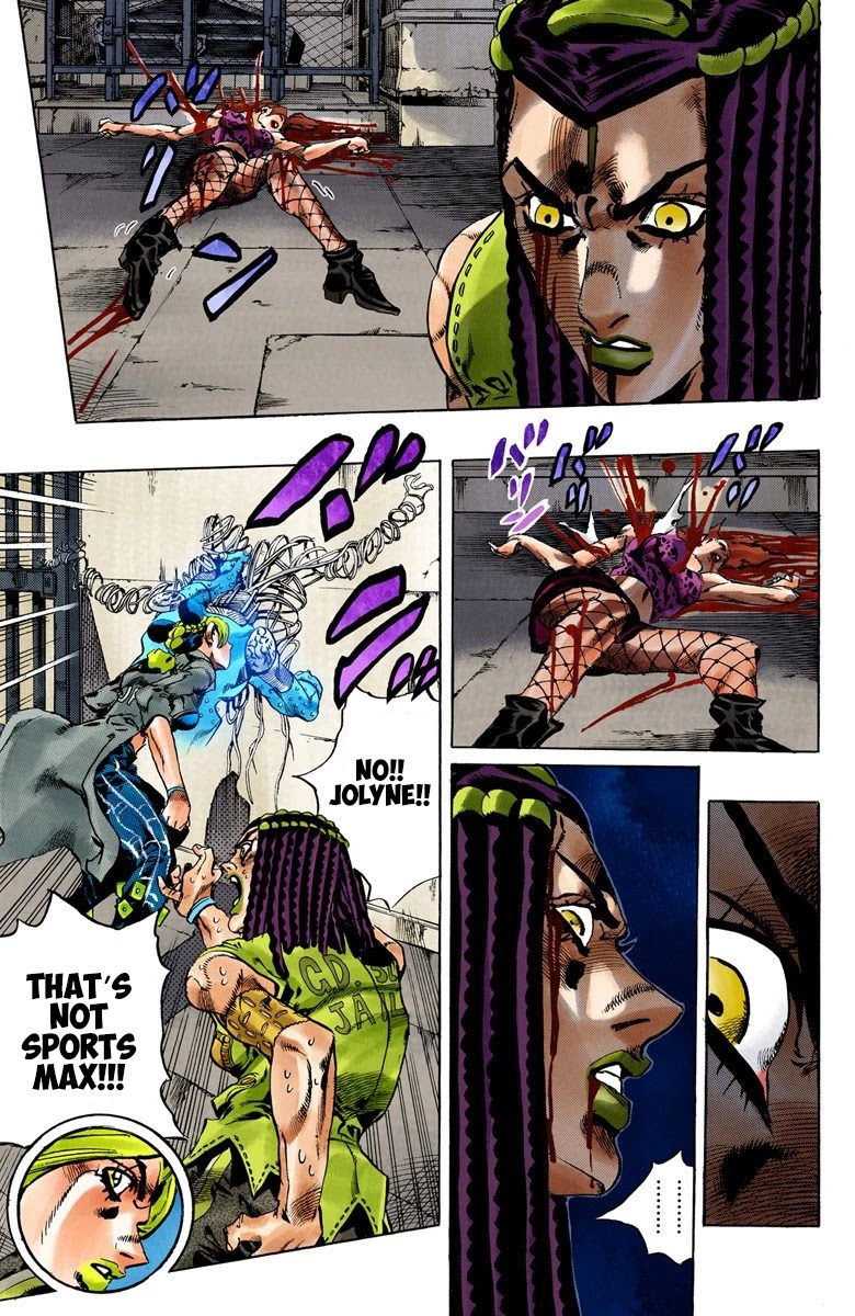 JoJo's Bizarre Adventure Part 6 - Stone Ocean (Official Colored) chapter 56 page 6