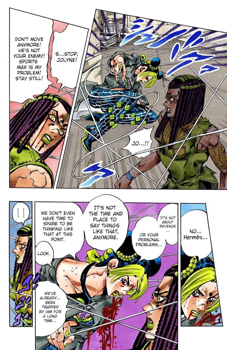 JoJo's Bizarre Adventure Part 6 - Stone Ocean (Official Colored) chapter 56 page 9