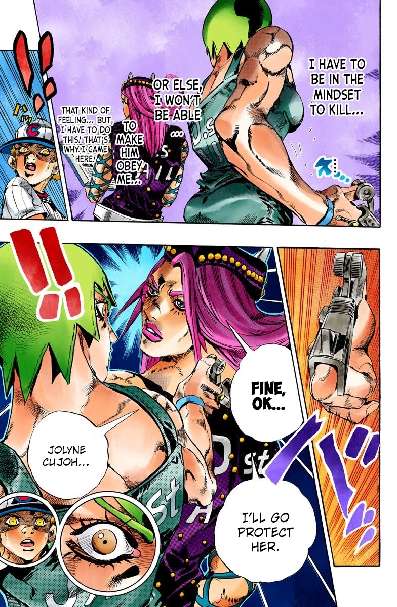 JoJo's Bizarre Adventure Part 6 - Stone Ocean (Official Colored) chapter 59 page 11