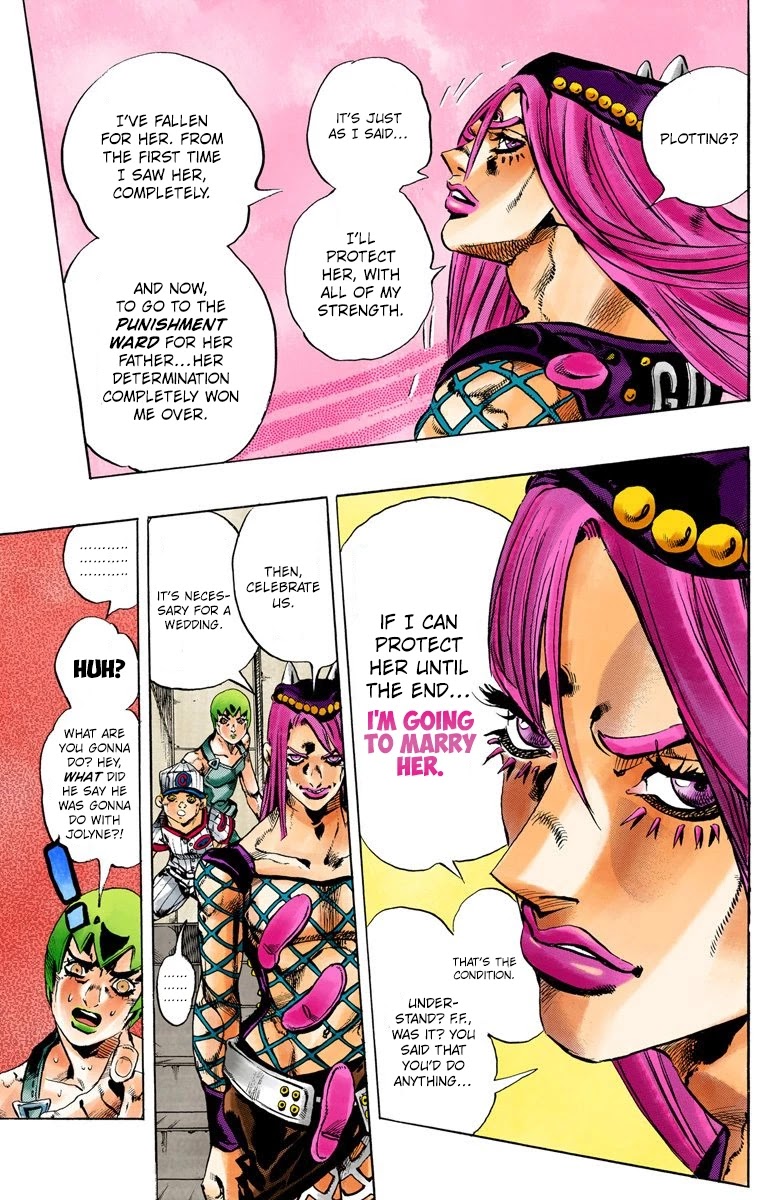 JoJo's Bizarre Adventure Part 6 - Stone Ocean (Official Colored) chapter 59 page 13