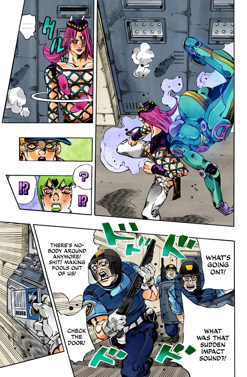 JoJo's Bizarre Adventure Part 6 - Stone Ocean (Official Colored) chapter 59 page 17