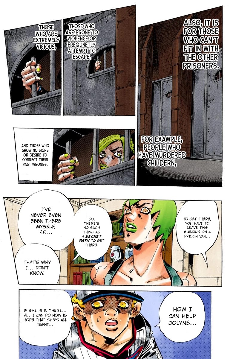 JoJo's Bizarre Adventure Part 6 - Stone Ocean (Official Colored) chapter 59 page 3