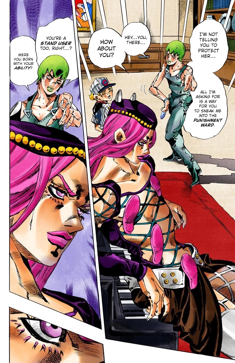 JoJo's Bizarre Adventure Part 6 - Stone Ocean (Official Colored) chapter 59 page 4