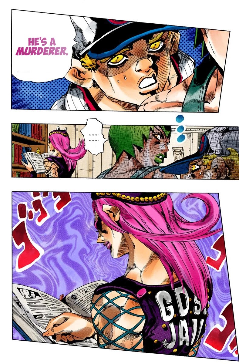 JoJo's Bizarre Adventure Part 6 - Stone Ocean (Official Colored) chapter 59 page 6