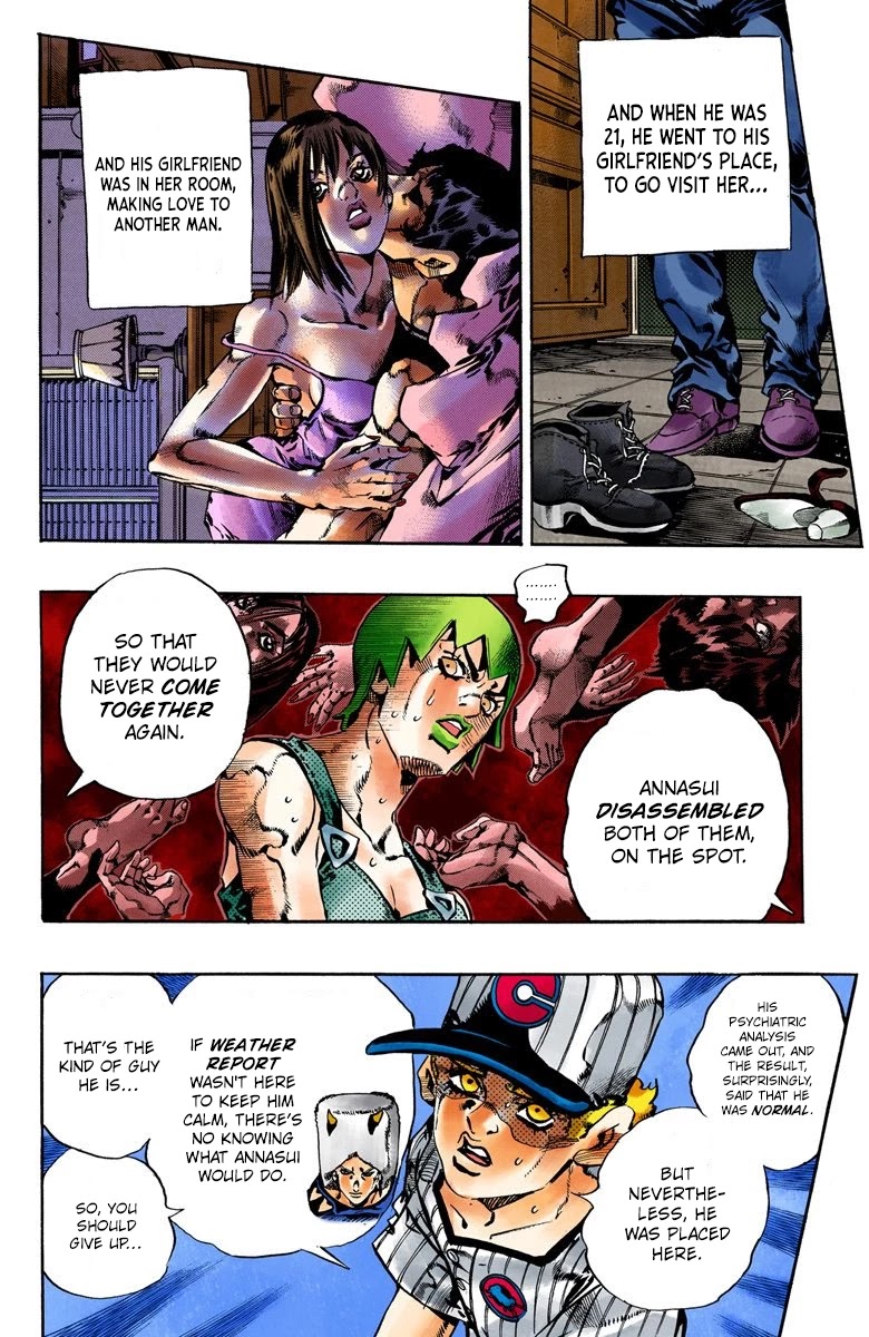 JoJo's Bizarre Adventure Part 6 - Stone Ocean (Official Colored) chapter 59 page 8