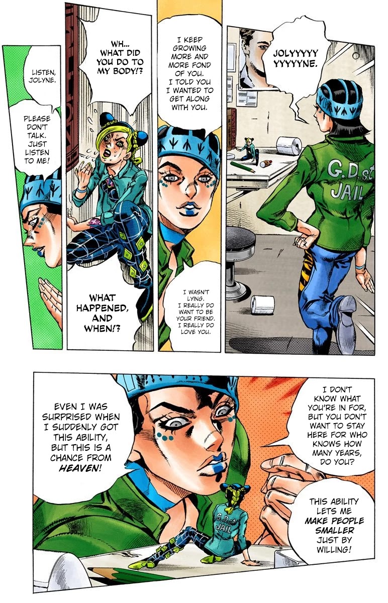 JoJo's Bizarre Adventure Part 6 - Stone Ocean (Official Colored) chapter 6 page 10