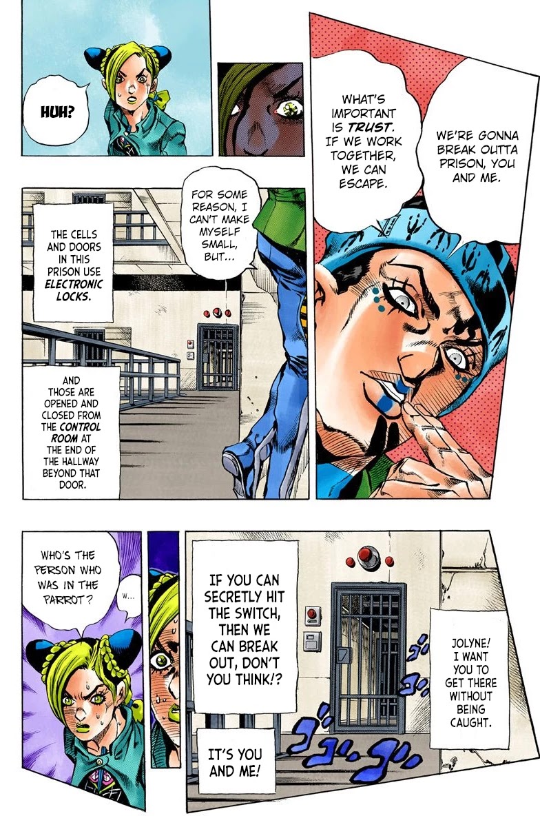 JoJo's Bizarre Adventure Part 6 - Stone Ocean (Official Colored) chapter 6 page 11