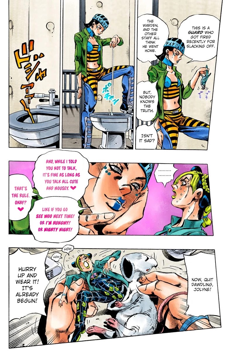 JoJo's Bizarre Adventure Part 6 - Stone Ocean (Official Colored) chapter 6 page 13