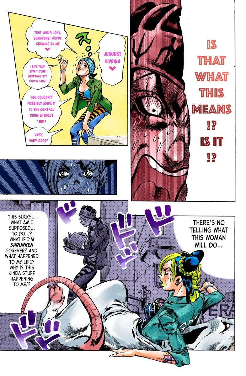 JoJo's Bizarre Adventure Part 6 - Stone Ocean (Official Colored) chapter 6 page 18