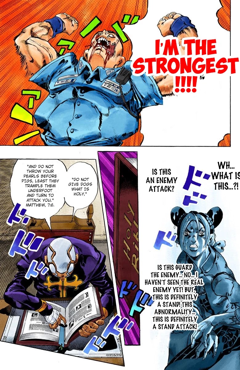 JoJo's Bizarre Adventure Part 6 - Stone Ocean (Official Colored) chapter 60 page 15