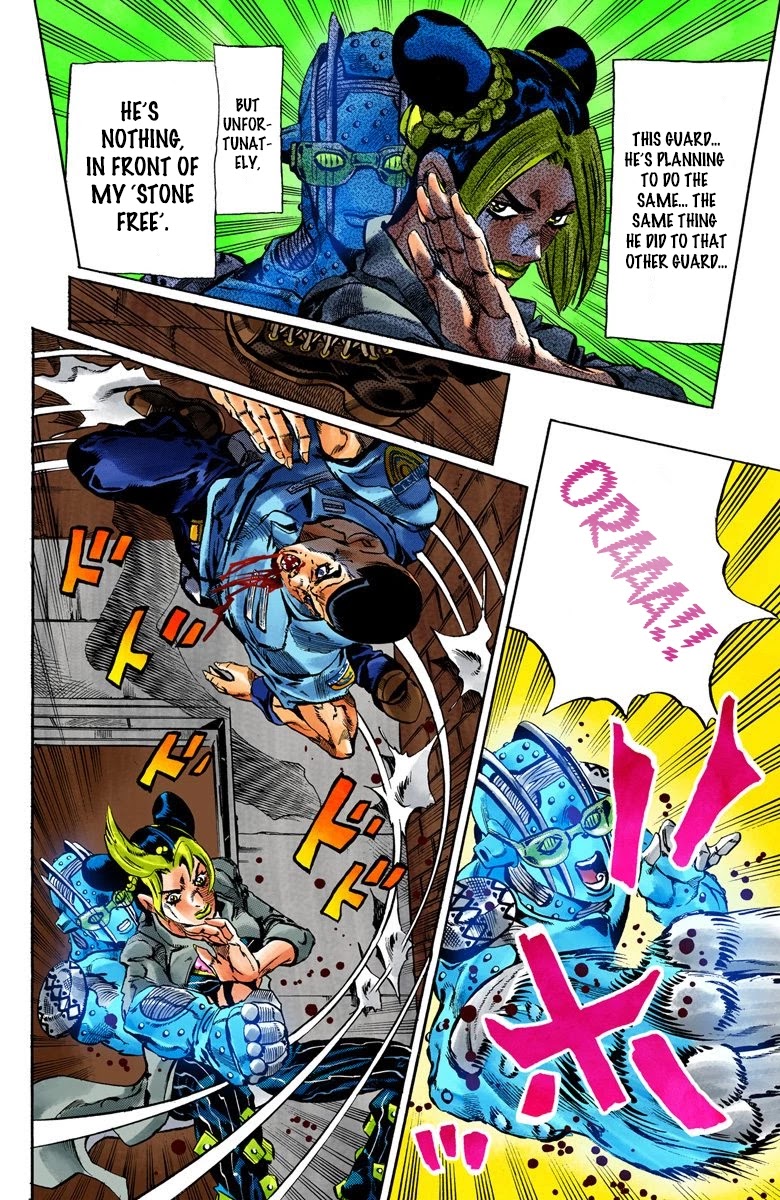 JoJo's Bizarre Adventure Part 6 - Stone Ocean (Official Colored) chapter 61 page 13