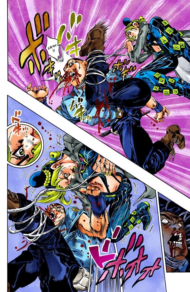 JoJo's Bizarre Adventure Part 6 - Stone Ocean (Official Colored) chapter 61 page 17