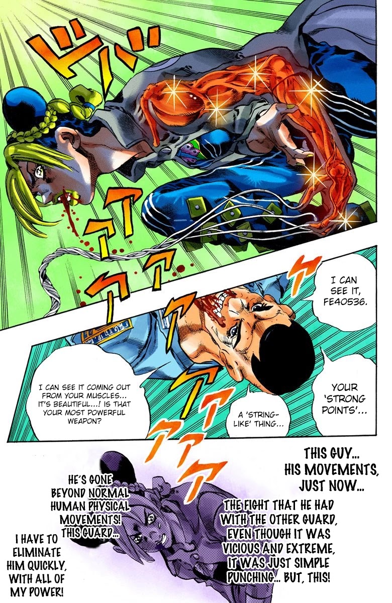 JoJo's Bizarre Adventure Part 6 - Stone Ocean (Official Colored) chapter 61 page 18