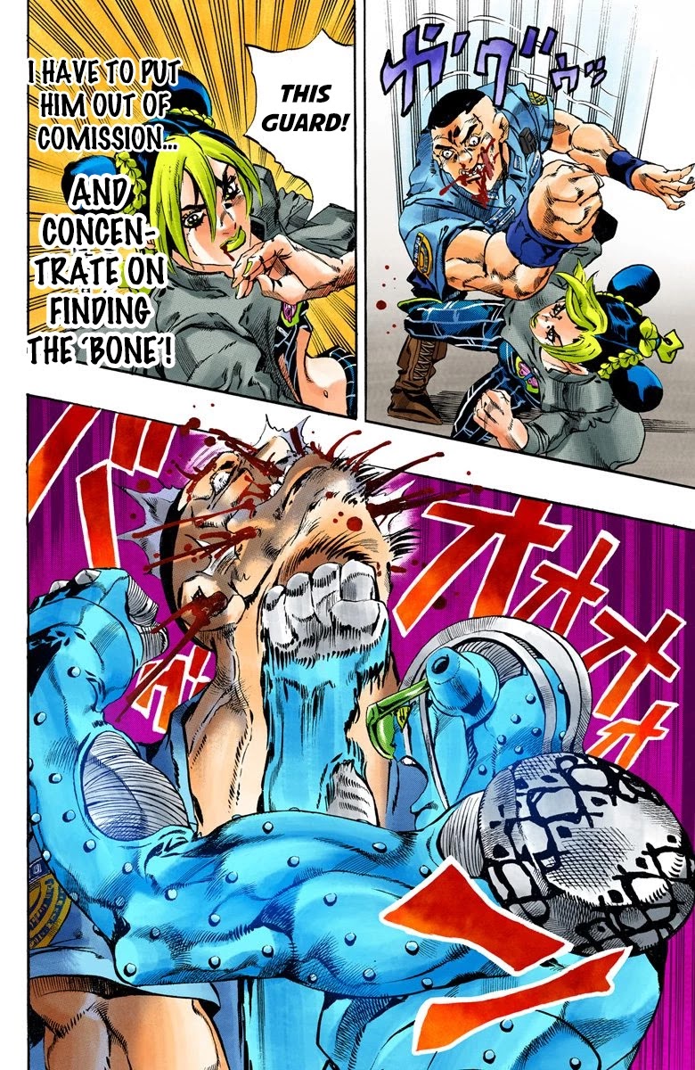 JoJo's Bizarre Adventure Part 6 - Stone Ocean (Official Colored) chapter 62 page 10