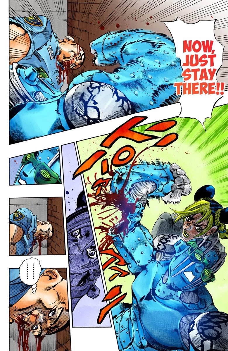 JoJo's Bizarre Adventure Part 6 - Stone Ocean (Official Colored) chapter 62 page 14