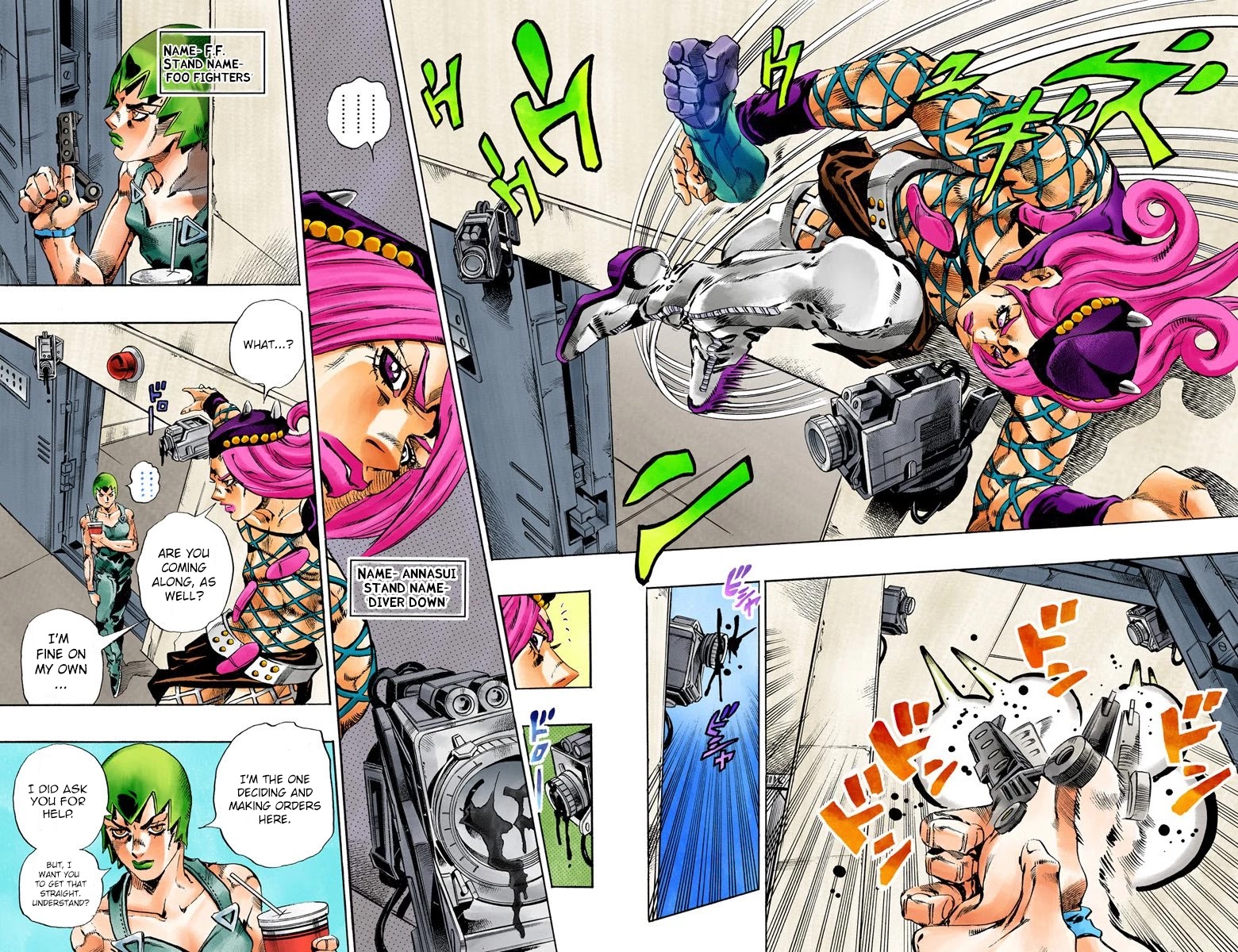 JoJo's Bizarre Adventure Part 6 - Stone Ocean (Official Colored) chapter 62 page 4