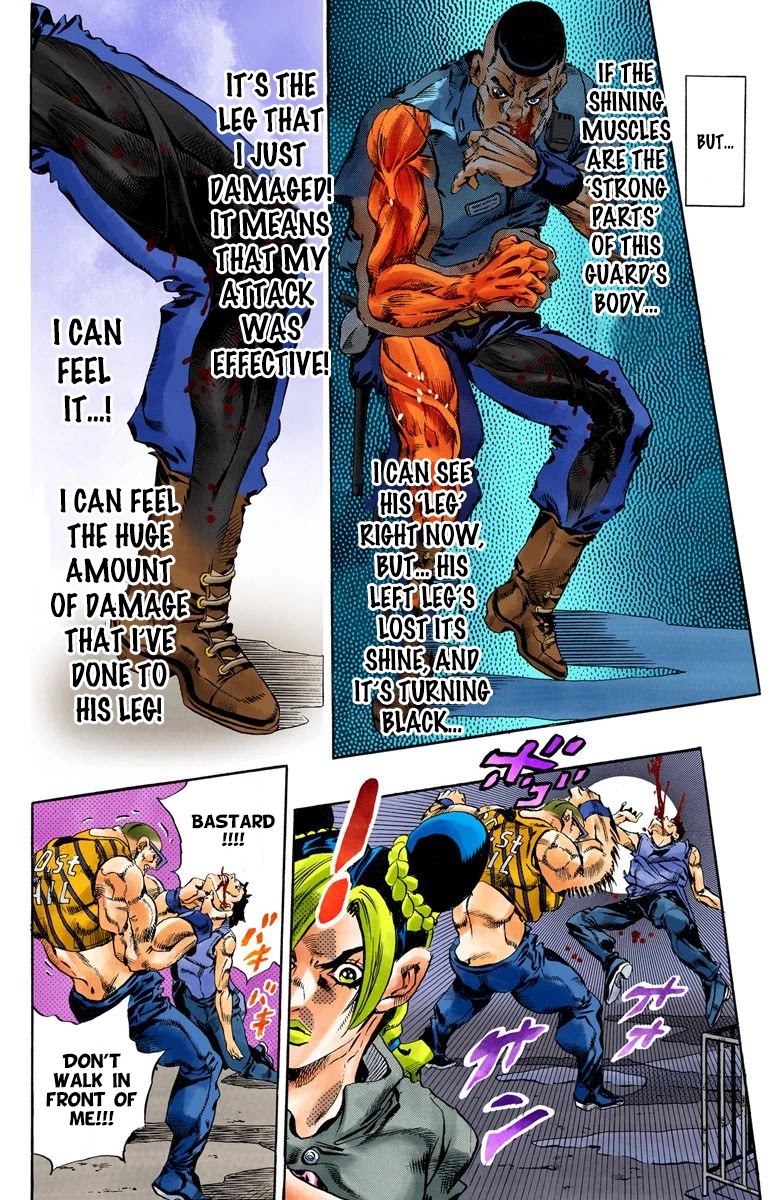 JoJo's Bizarre Adventure Part 6 - Stone Ocean (Official Colored) chapter 62 page 8