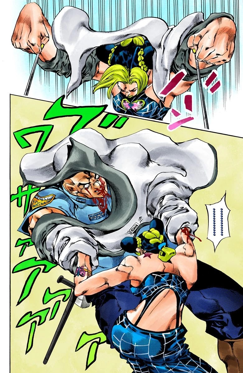 JoJo's Bizarre Adventure Part 6 - Stone Ocean (Official Colored) chapter 63 page 14