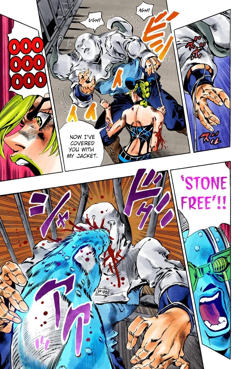 JoJo's Bizarre Adventure Part 6 - Stone Ocean (Official Colored) chapter 63 page 15