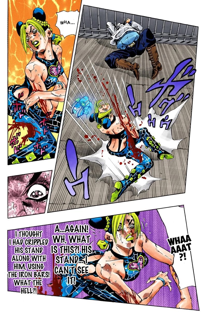 JoJo's Bizarre Adventure Part 6 - Stone Ocean (Official Colored) chapter 63 page 18